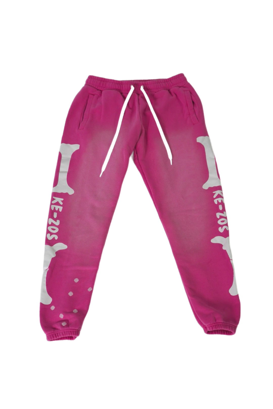 Pink bubble gum sweatpants